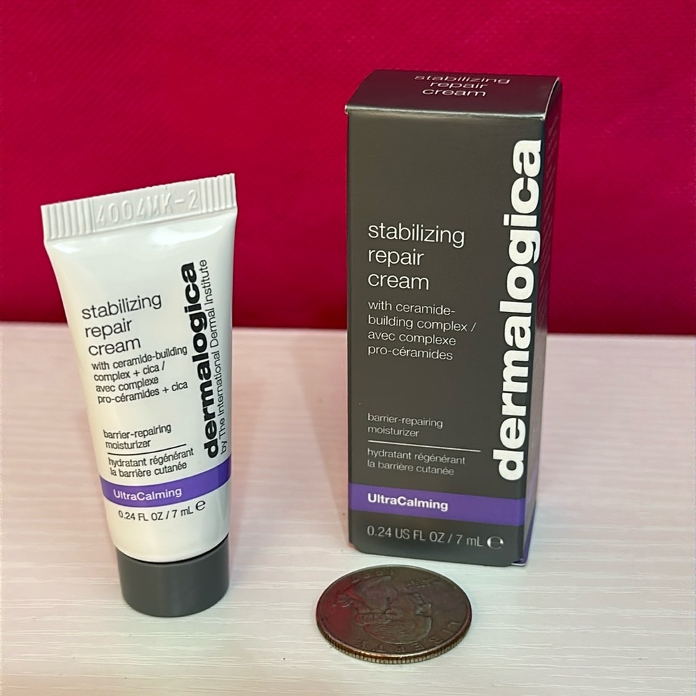 🍄6/$26 Dermalogica stabilizing repair cream purse size .24 NWT